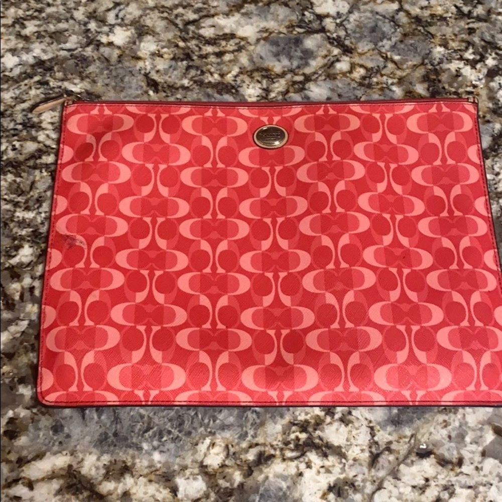 Coach pouch